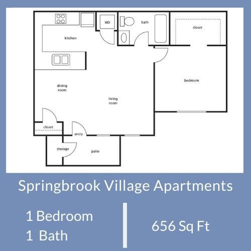 Floor Plans of Springbrook Village in Vancouver, WA